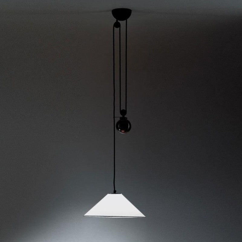 Aggregato Pendant, Cone, White, Slide and Decentralised, E27, IP20