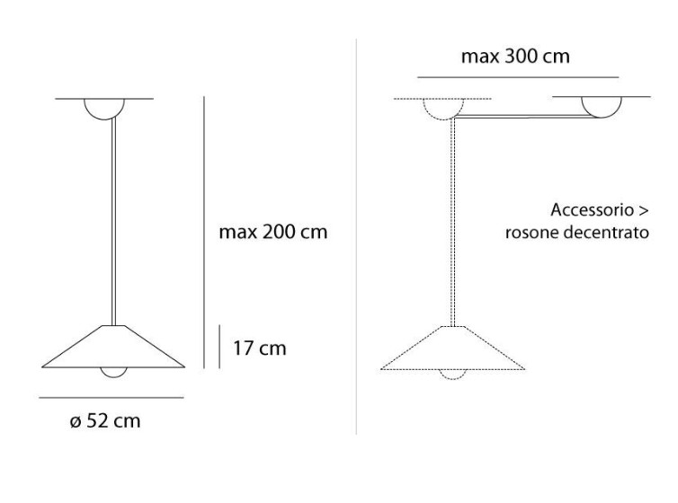 Aggregato Pendant, Cone, Anthracite, E27, IP20