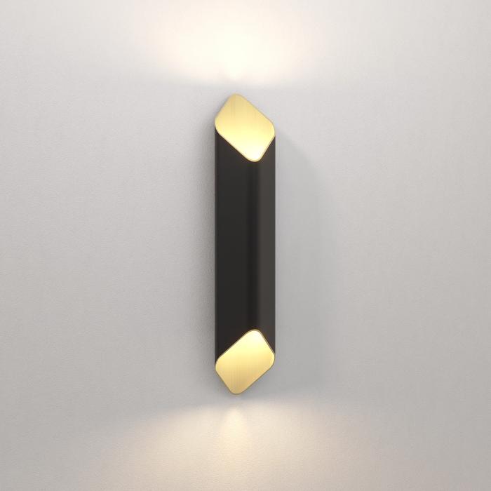 Ako Wall Light, Black and Gold, LED, Phase Dim, IP20