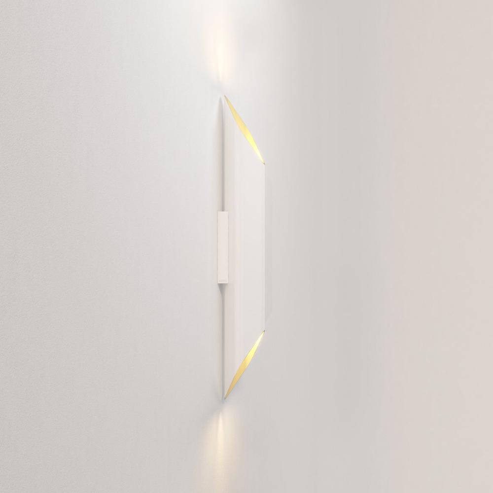 Ako Wall Light, White and Gold, LED, Phase Dim, IP20