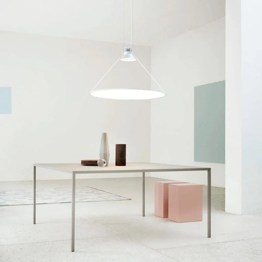 Amisol Pendant, White Stretch Reflector, 75 cm, LED, Push/DALI Dim, IP20