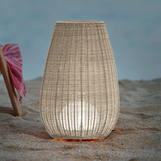 Amphora Floor, Small, Beige, LED, 8W, Plugs In, IP66