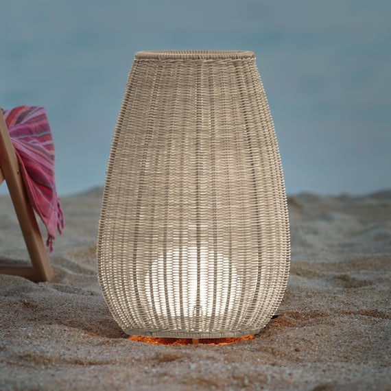 Amphora Floor 2, Large, Brown, E27, Plugs In, IP66