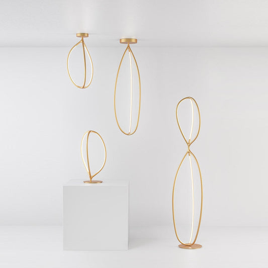 Arrival Table Lamp, Brass, LED, Touch Dim, IP20
