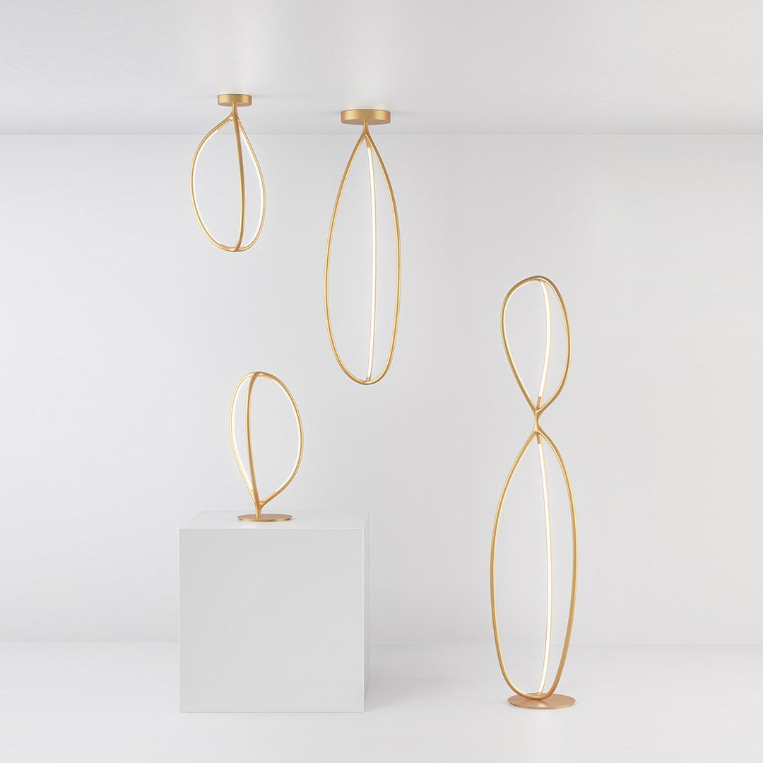 Arrival Ceiling, Brass, LED, Push or App Dim, IP20