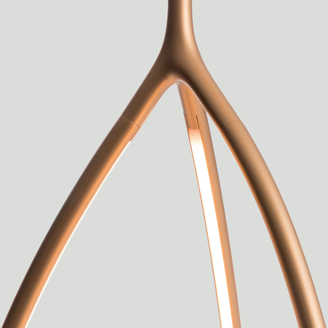 Arrival Floor Lamp, Brass, LED, Floor Switch Dim or App, IP20