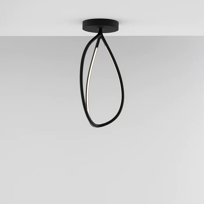 Arrival Pendant, Black, LED, Push or App Dim, IP20