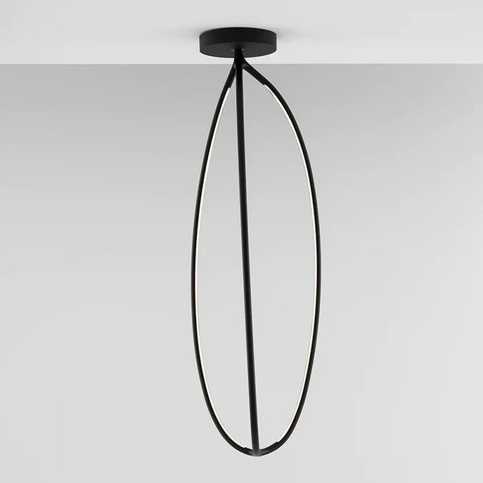 Arrival Pendant, Black, LED, Push or App Dim, IP20