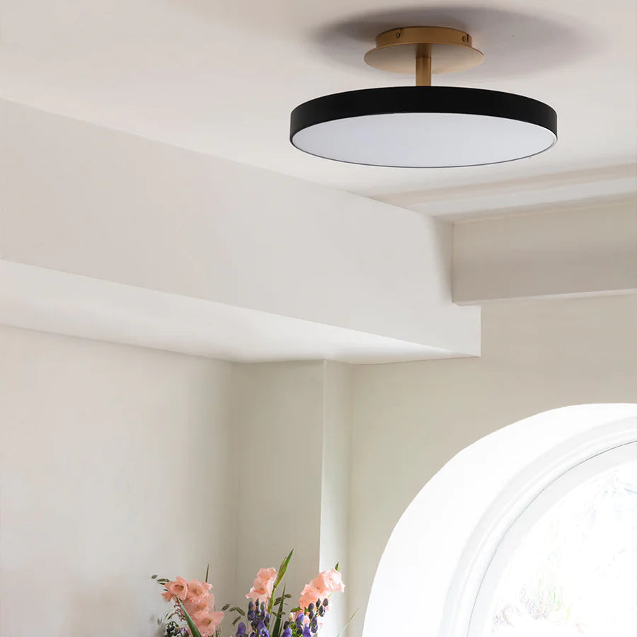 Asteria Ceiling Light, White Finish, LED, Triac Dim