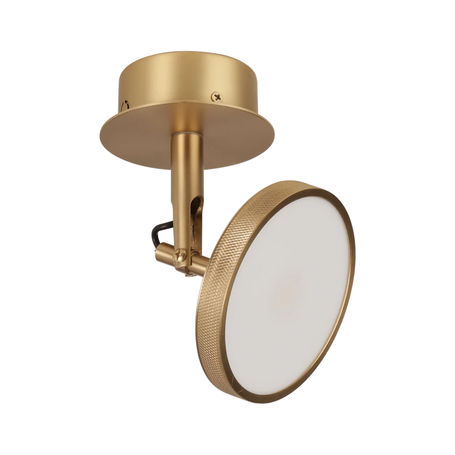 Asteria Adjustable Spot Light, Brass, LED, Triac Dim