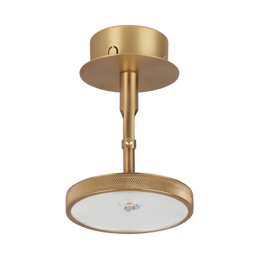 Asteria Adjustable Spot Light, Brass, LED, Triac Dim