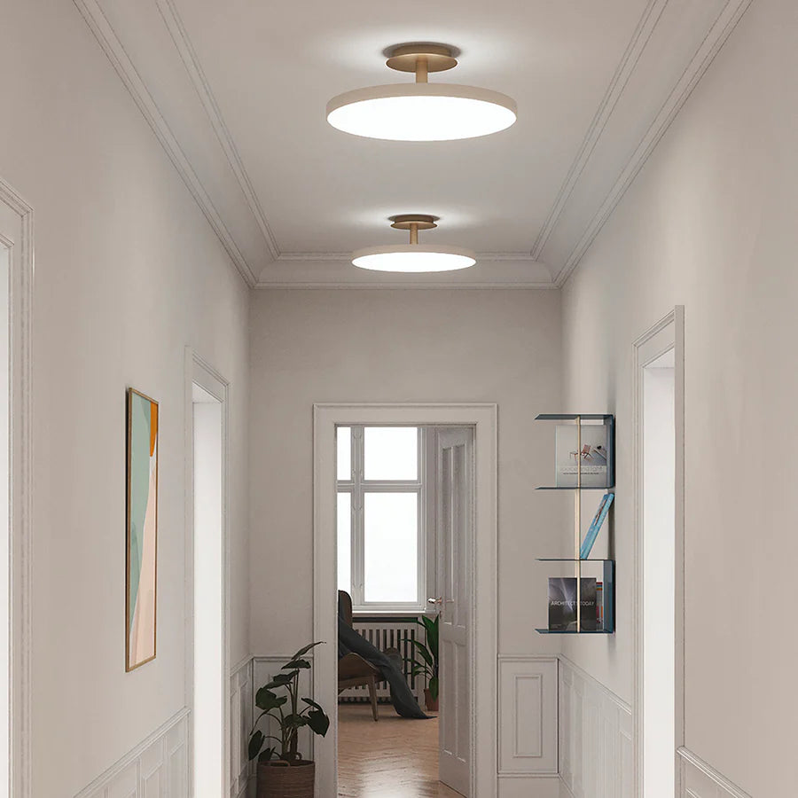 Asteria Ceiling Light, White Finish, LED, Triac Dim