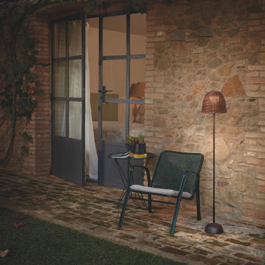 Atticus Floor, Brown, LED, 8.4W, Plugs In, IP54