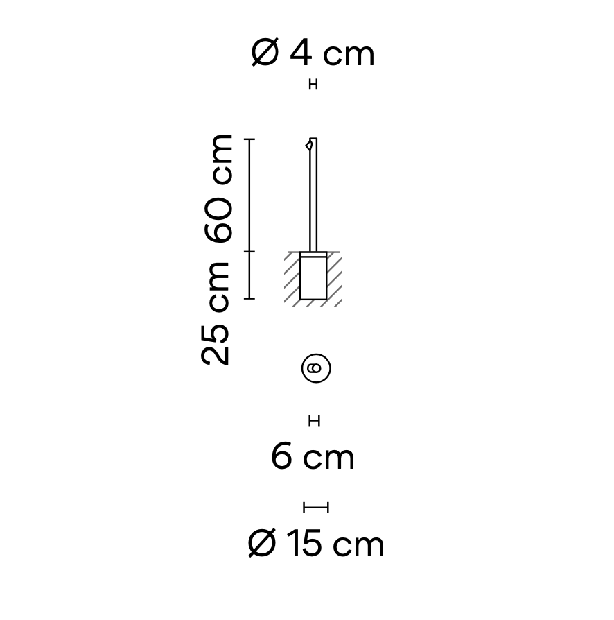 Bamboo Floor, 1 Beam, White, LED, 2.1W, On/Off, IP66