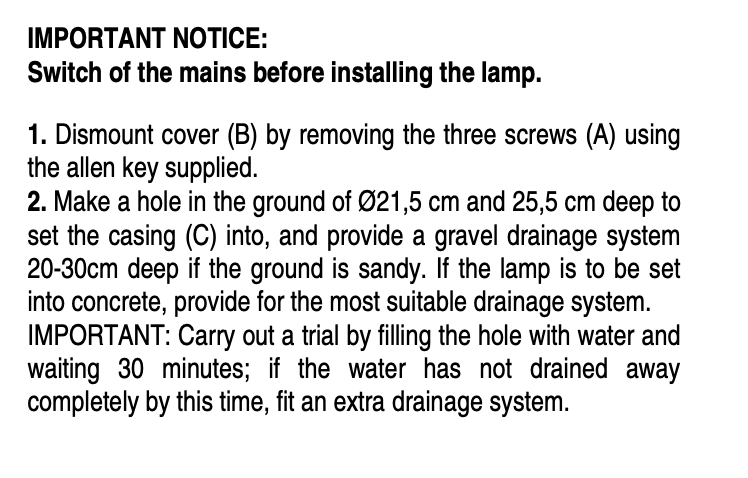 Bamboo Floor, 5 Beam, Oxide, LED, 10.5W, On/Off, IP66