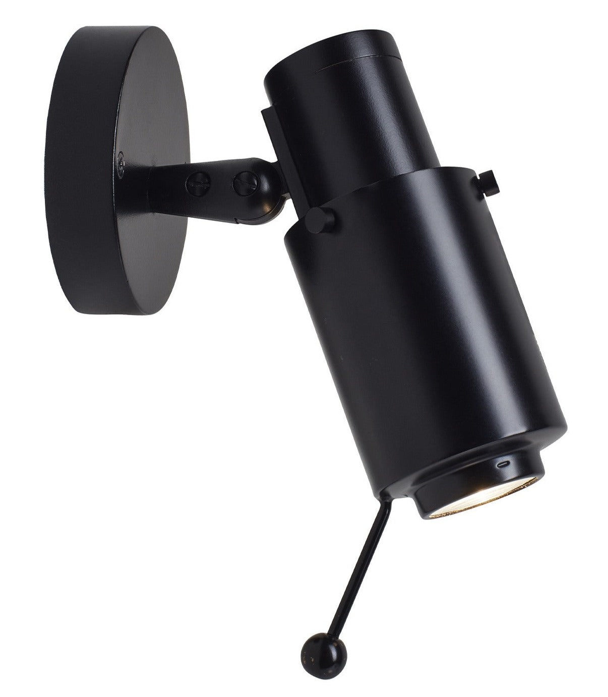 Biny Adjustable Spot with Stick, Black, GU10, Triac Dim, IP20