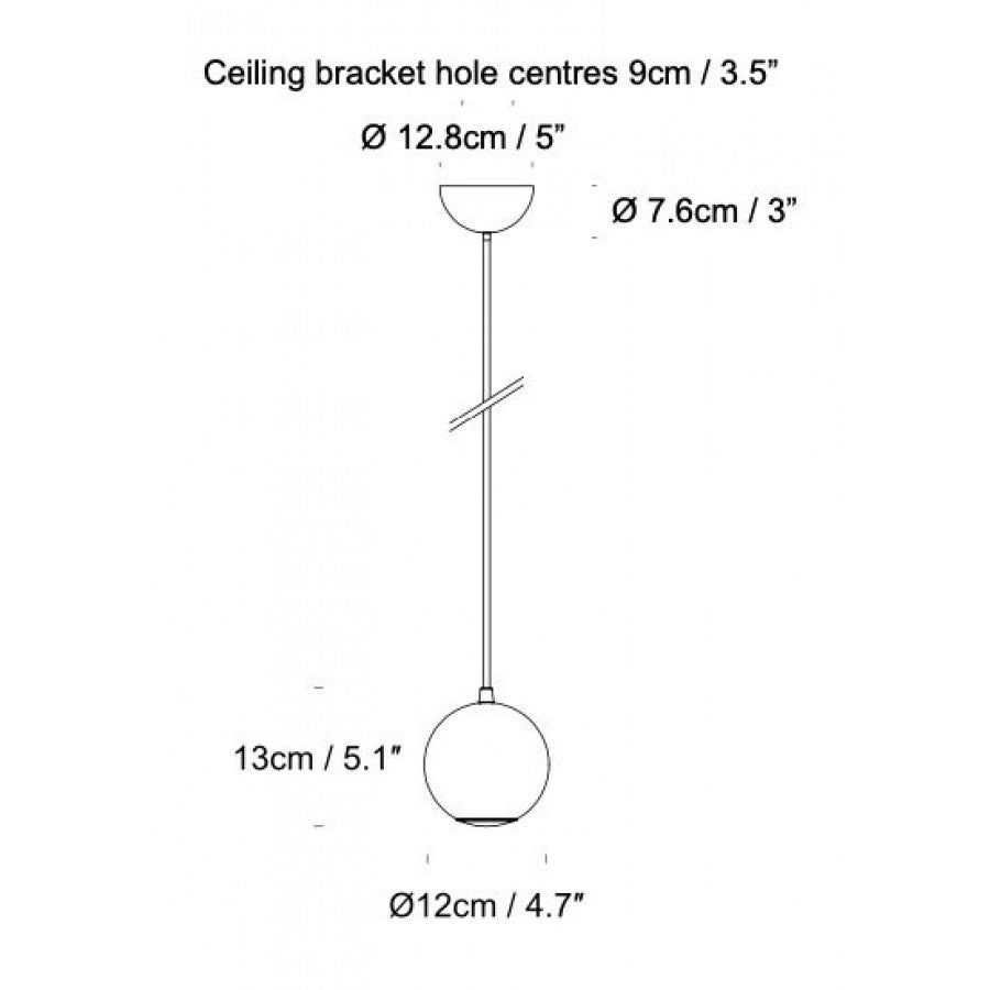 Boule Pendant, GU10, IP20