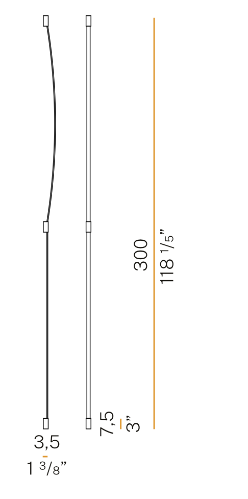 Bow Flexible Strip, LED, 24vDC [BODY ONLY]