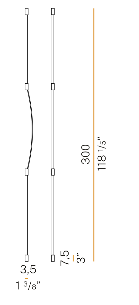 Bow Flexible Strip, LED, 24vDC [BODY ONLY]