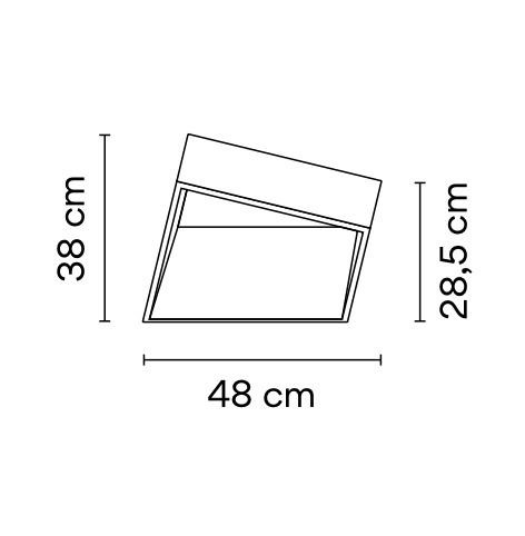 Break Bollard, Ground, Oxide, LED, 18.4W, On/Off, IP66