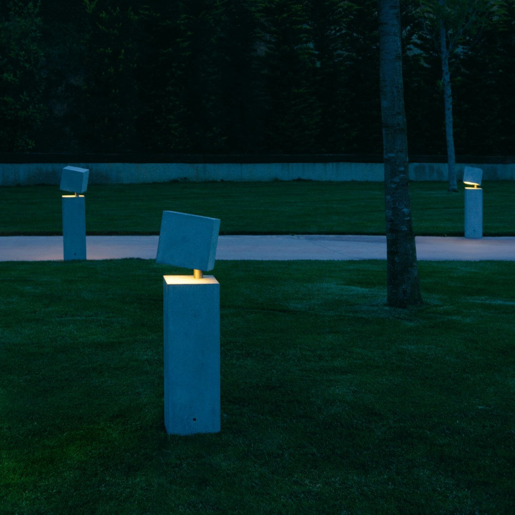 Break Bollard, Small, Concrete, LED, 6.2W, On/Off, IP66