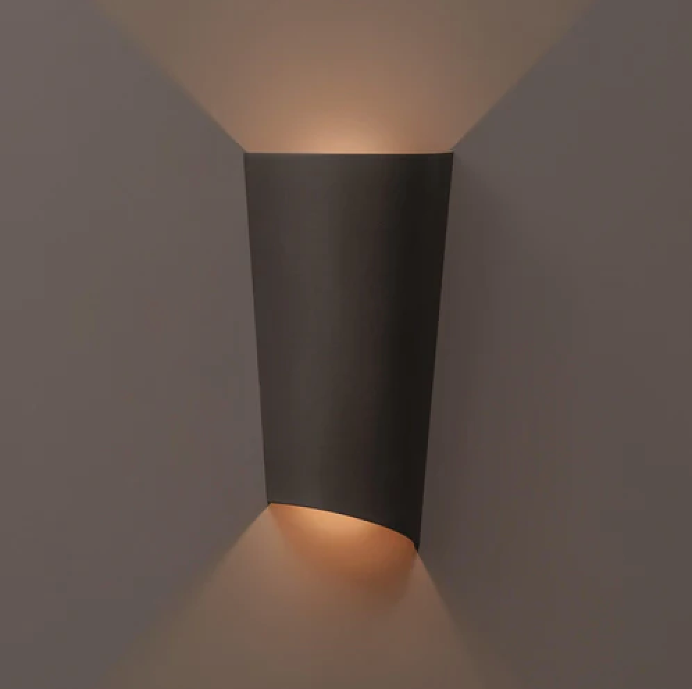 Break Plus Wall, 2 Beam, Small, Black, LED, 2W, IP65
