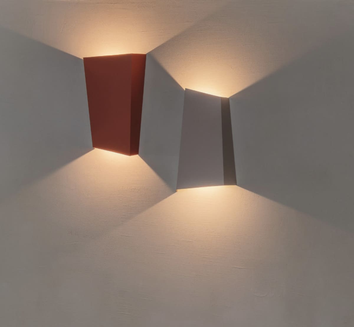 Break Plus Wall, 2 Beam, Curved, Red, LED, 8W, IP65