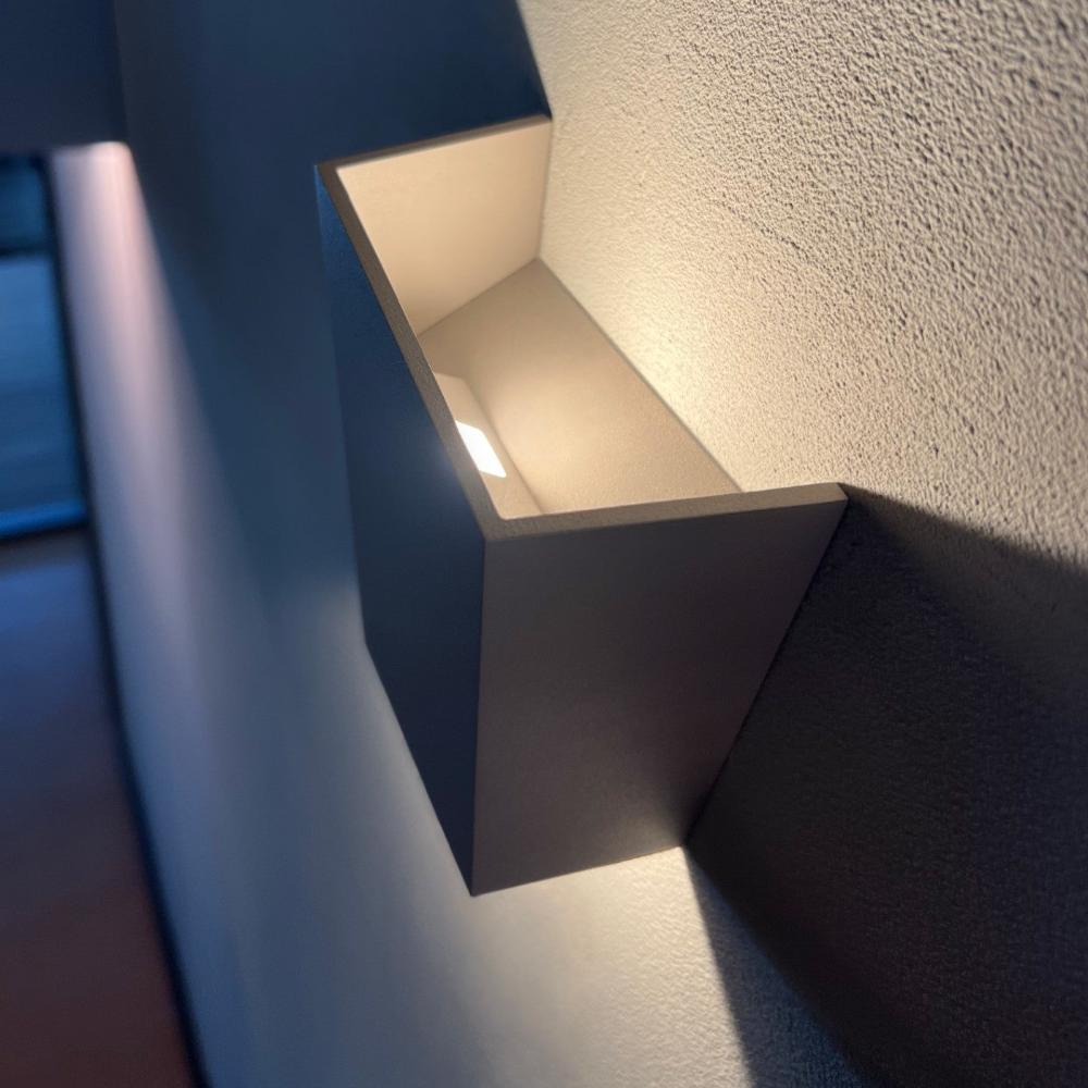 Break Plus Wall, 2 Beam, Large, Primer, LED, 8W, IP65