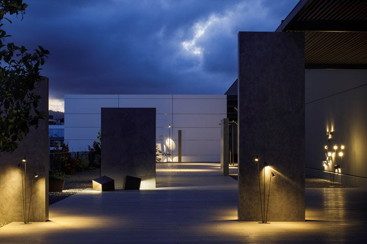 Bamboo Floor, 2 Beam, Green, LED, 4.2W, On/Off, IP66