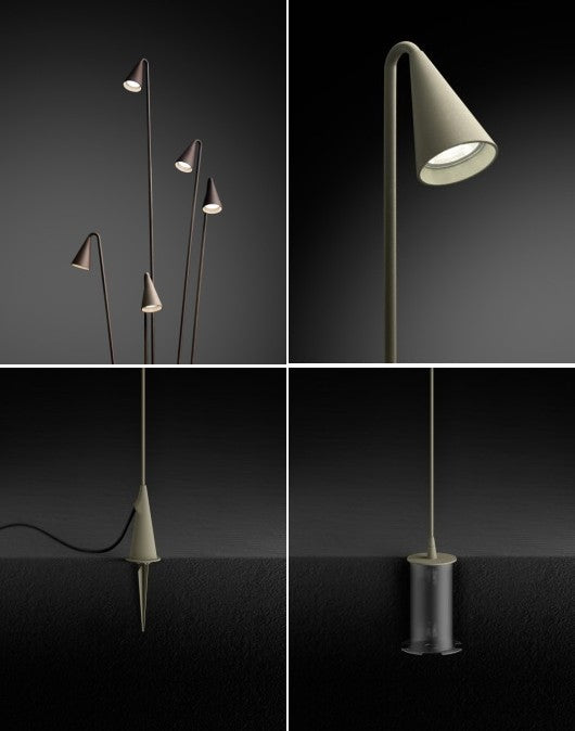 Brisa Floor, 5 Light, Green, LED, 10.5W, On/Off, IP65