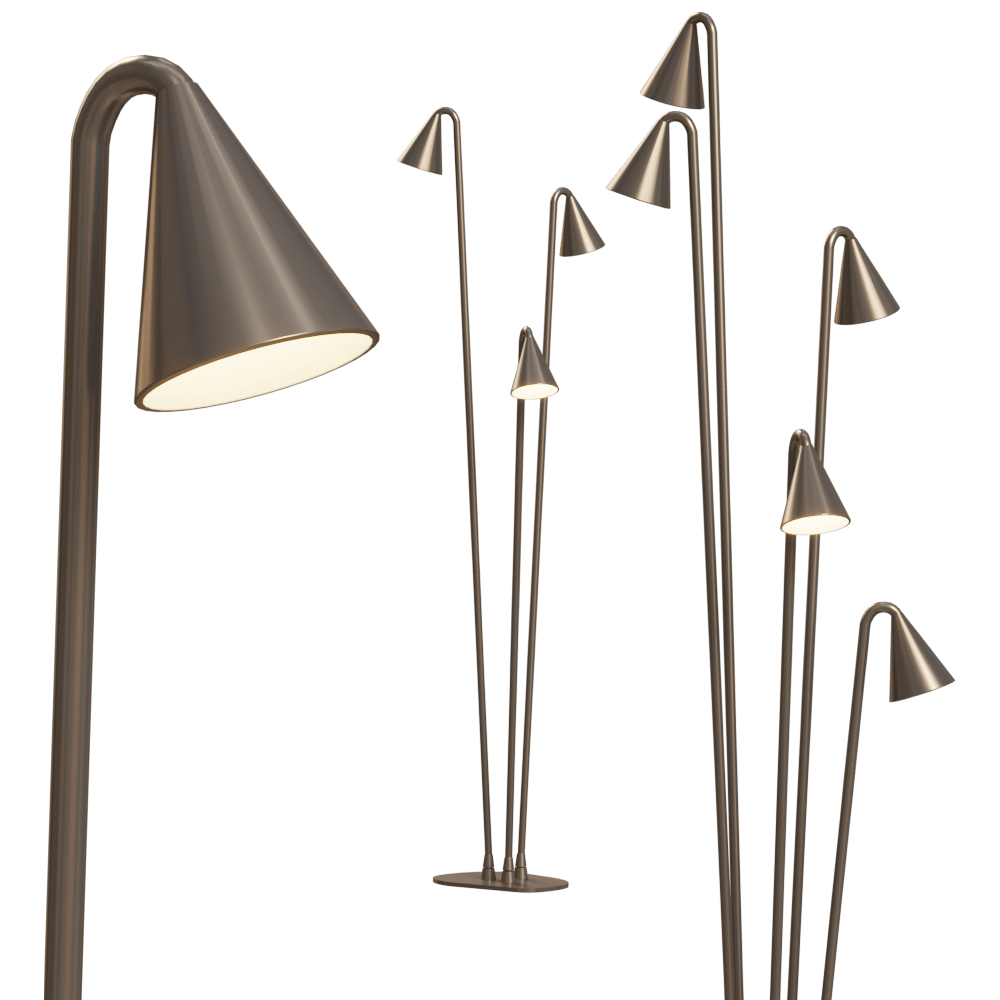 Brisa Floor, 5 Light, Green, LED, 10.5W, On/Off, IP65