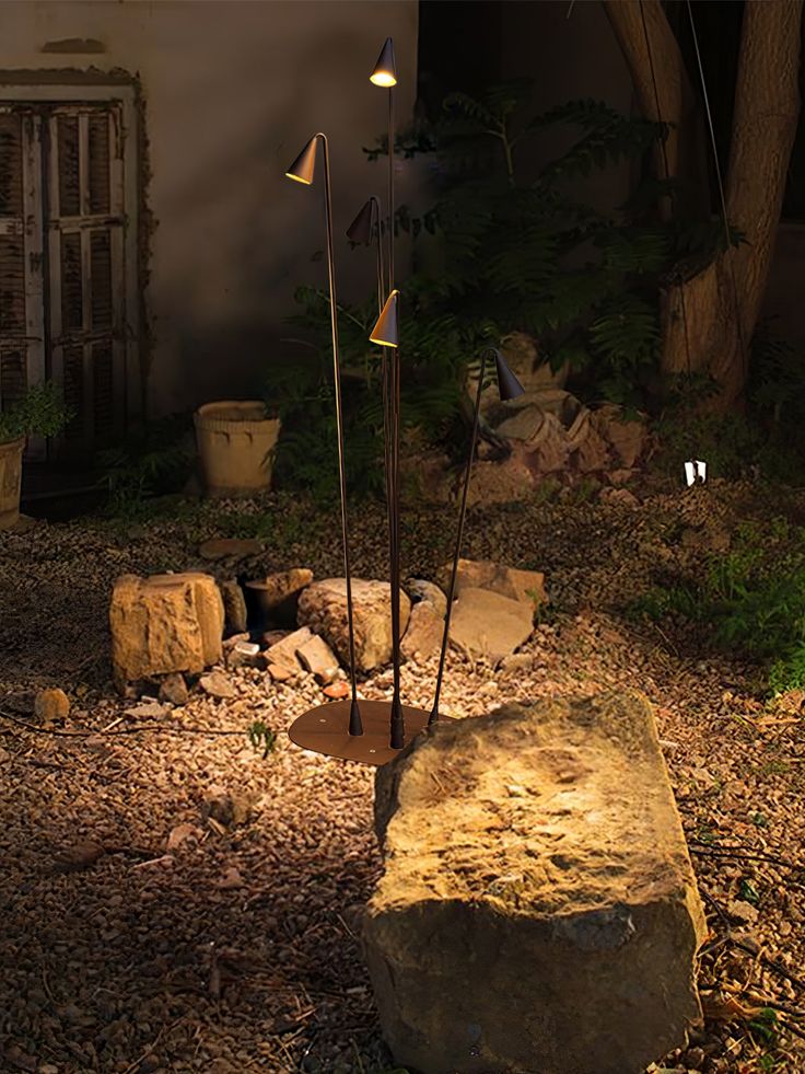 Brisa Floor, 5 Light, Green, LED, 10.5W, On/Off, IP65
