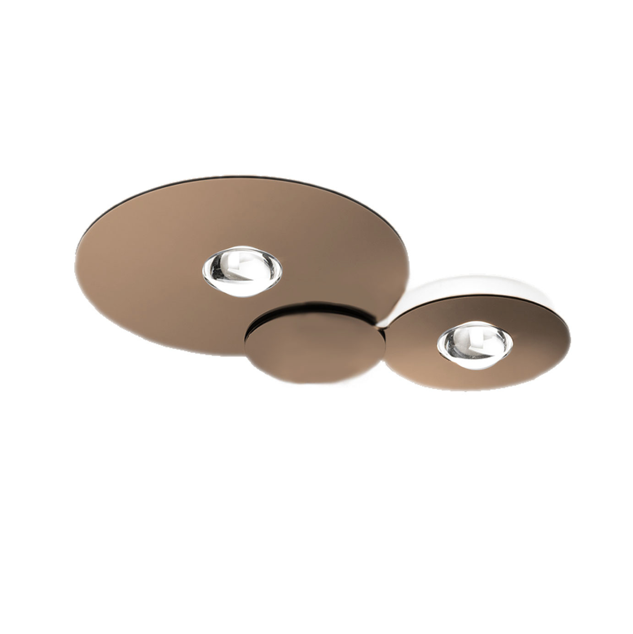 Bugia Ceiling, Double, Glossy Bronze, LED, Triac Dim, IP20