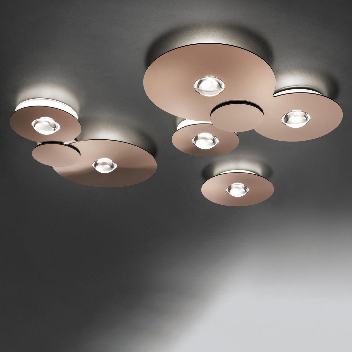 Bugia Ceiling, Double, Glossy Bronze, LED, Triac Dim, IP20