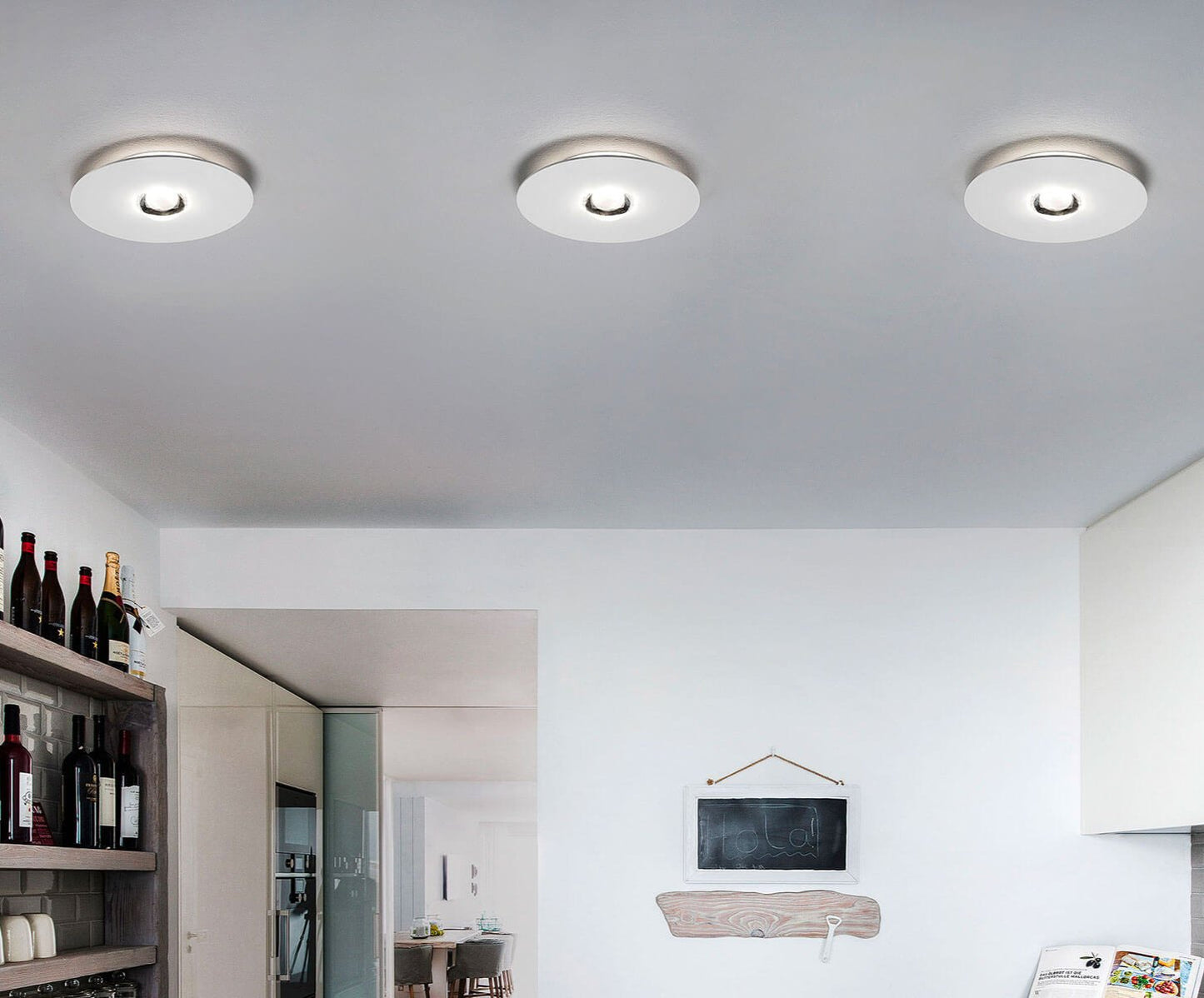 Bugia Ceiling, Double, Glossy Bronze, LED, Triac Dim, IP20