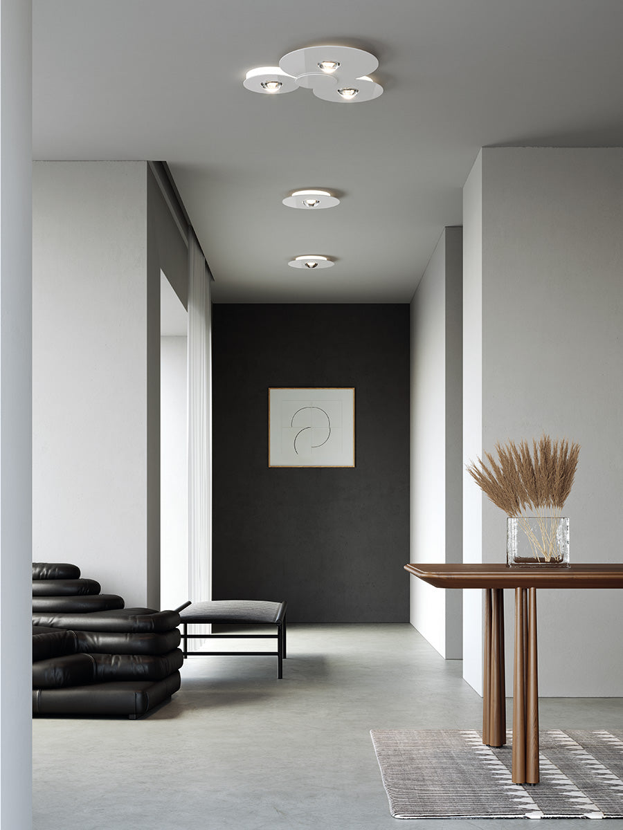 Bugia Ceiling, Double, Glossy Chrome, LED, Triac Dim, IP20