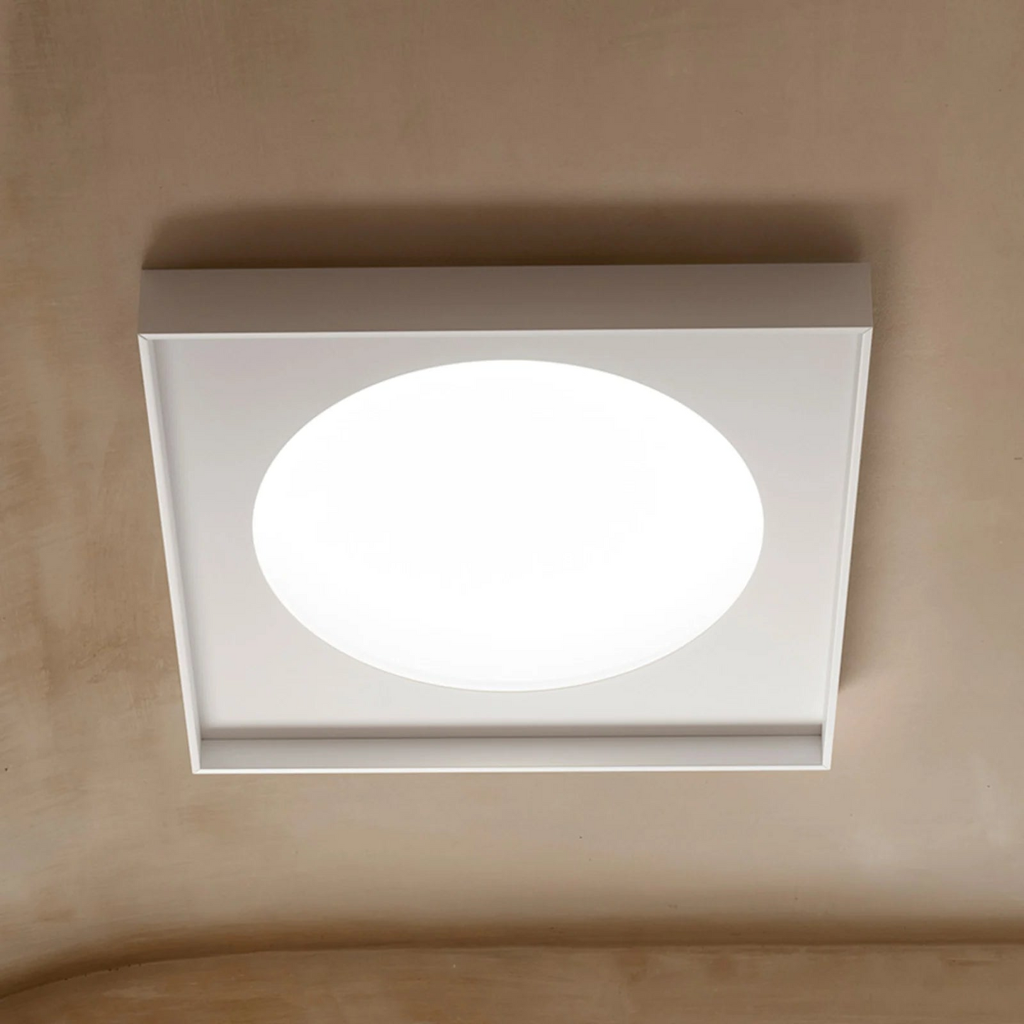 Cassette Ceiling, 40 cm, White, LED, 23W, 2700K, Phase Dim, IP20