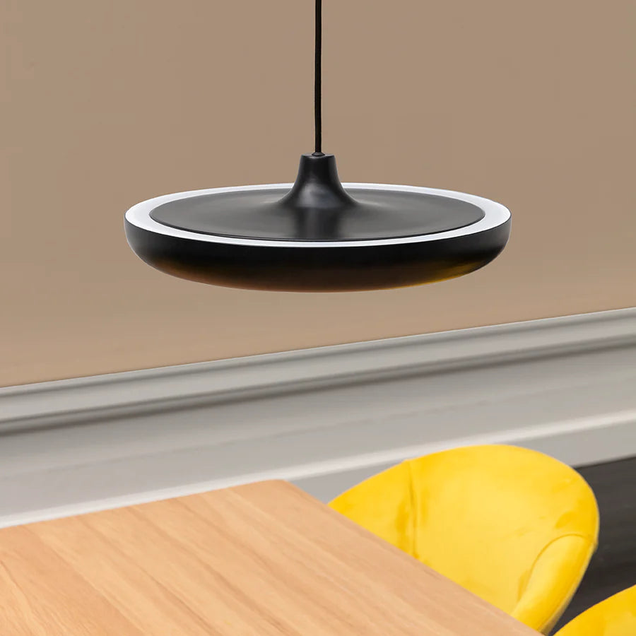 Cassini Pendant, Large, Black, LED, Triac Dim