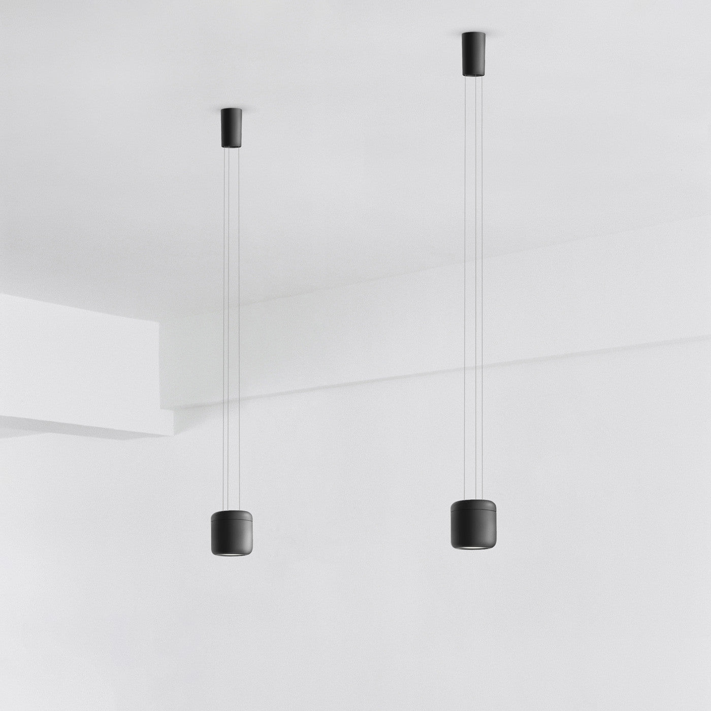 Cavity Pendant, Black, LED, Triac Dim