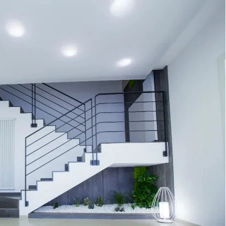 Cell Floor Lamp, Tall, 88 cm H, White Metal with White Poly, E27, IP65