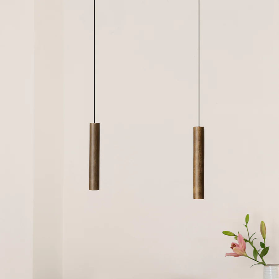 Chimes Pendant, Wood, LED, On/Off