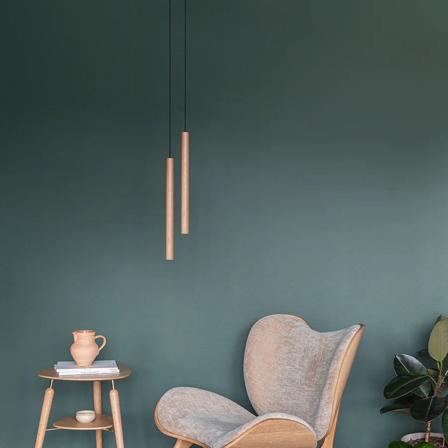 Chimes Pendant, Wood, LED, On/Off