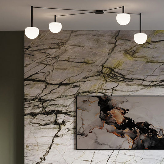 Circ Radial Ceiling, 4 Light, Surface Mount, LED, IP20