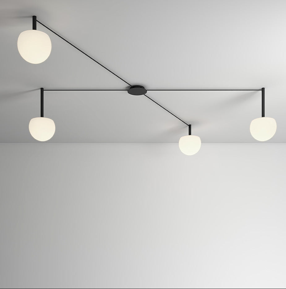 Circ Radial Ceiling, 4 Light, Recessed Mount, LED, IP20