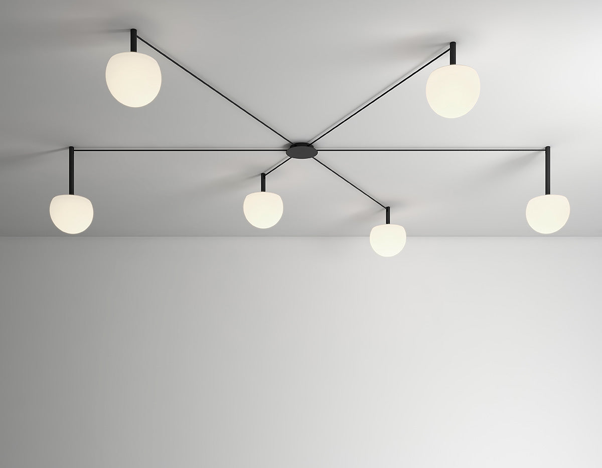 Circ Radial Ceiling, 6 Light, Recessed Mount, LED, IP20