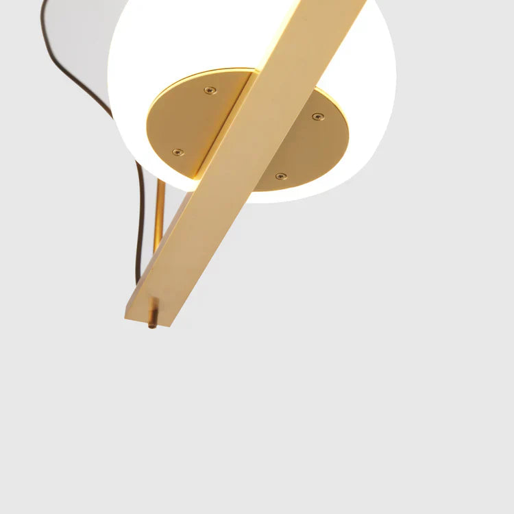 Circ Linear Pendant, 1 Light, White Glass with Black Hardware, Recessed Mount, LED, Triac Dim, IP20
