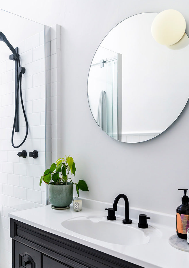 Circ Mirror Light, 70 cm ø, LED, Triac Dim, IP44