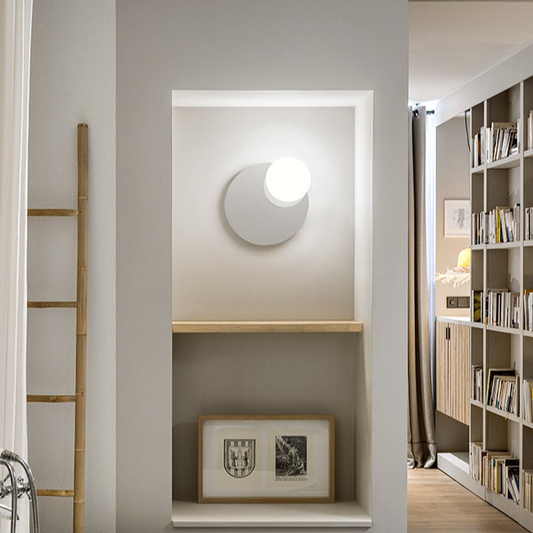 Circ Mirror Light, Grey Glass, 30 cm ø, LED, Triac Dim, IP44