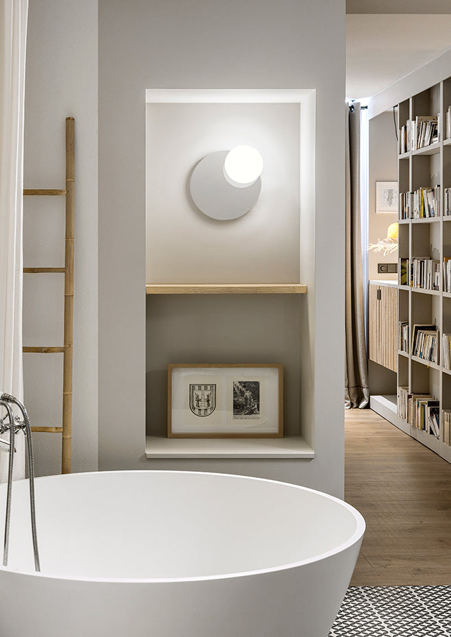 Circ Mirror Light, Bronze Glass, 30 cm ø, LED, Triac Dim, IP44