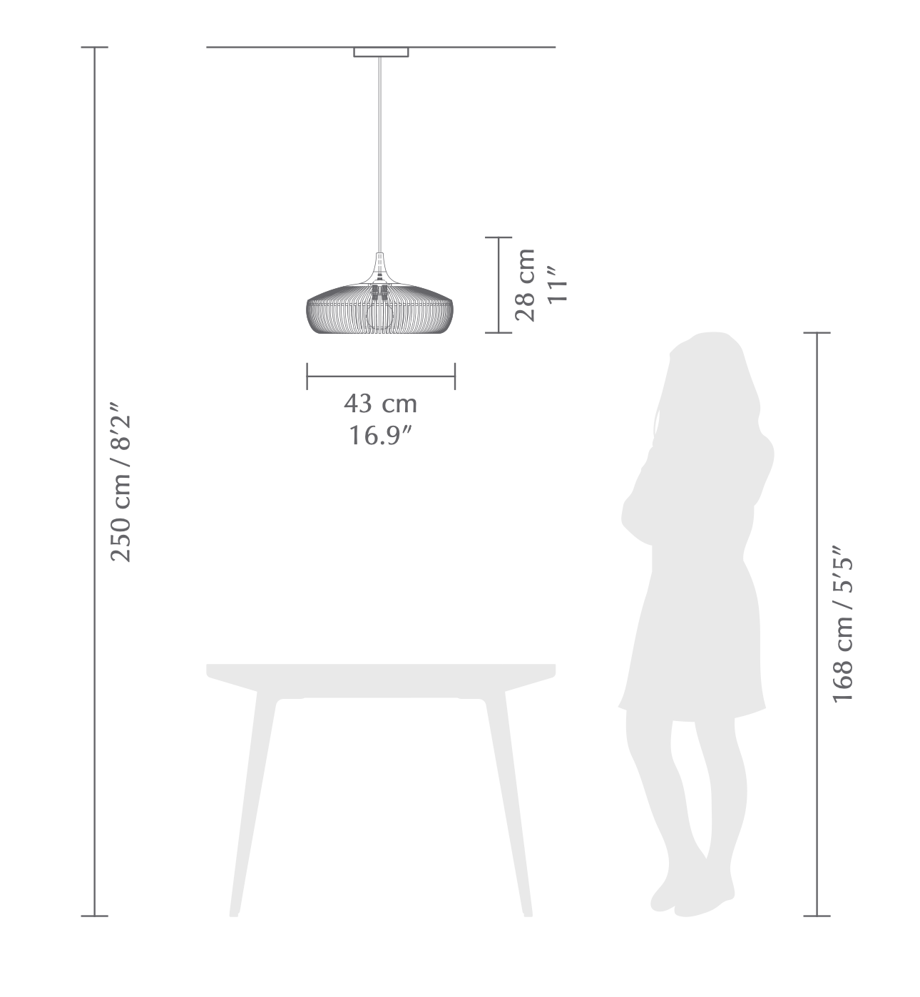 LAMPSHADE, Clava Wood, Large, Oak, E27, [2343]